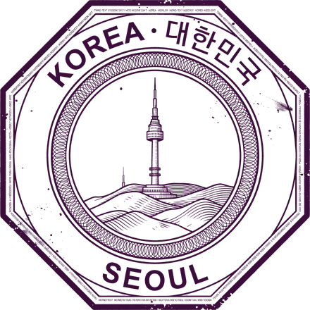 Timbro Corea, SEOUL · VISITATO