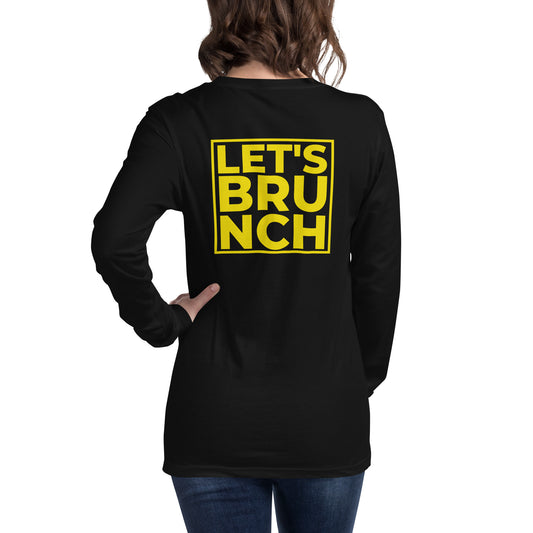 Lets Brunch T-shirt a maniche lunghe unisex